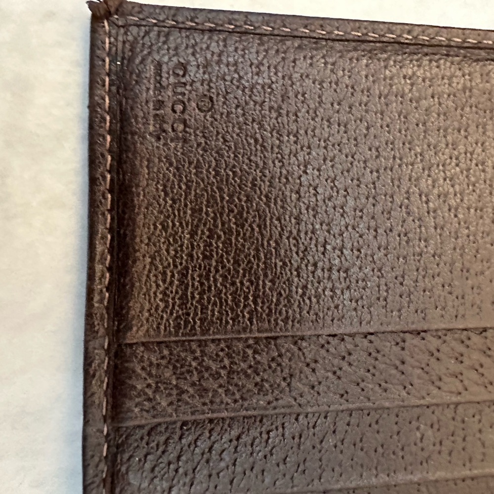 Gucci Brown Monogram Long Wallet Authentic - Picture 5 of 15